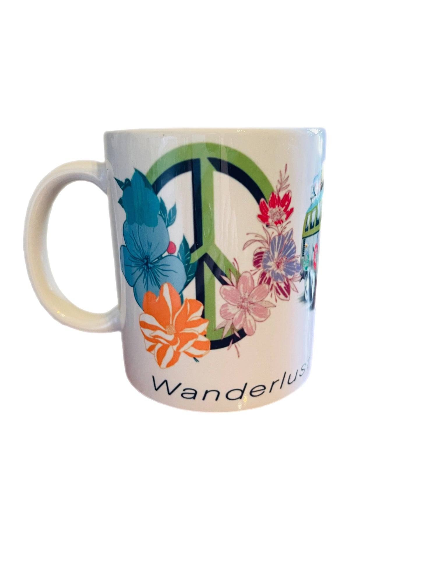 Camping Themed Charity Donation Mug. (Wanderlust and Campfire Dust)