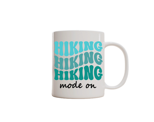 Hiking-Themed Charity Donation Mug. (Hiking Mode On)