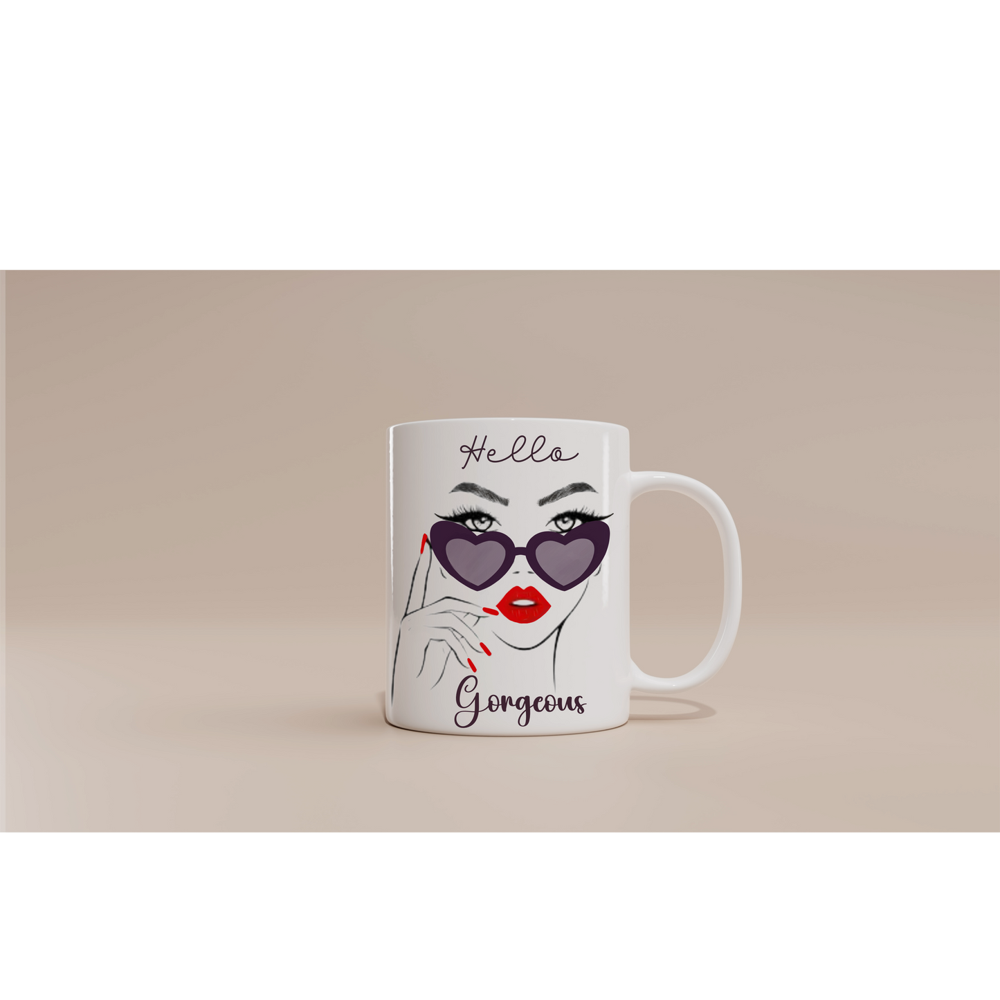 Hello Gorgeous Glam Mug – Chic & Stylish Sip