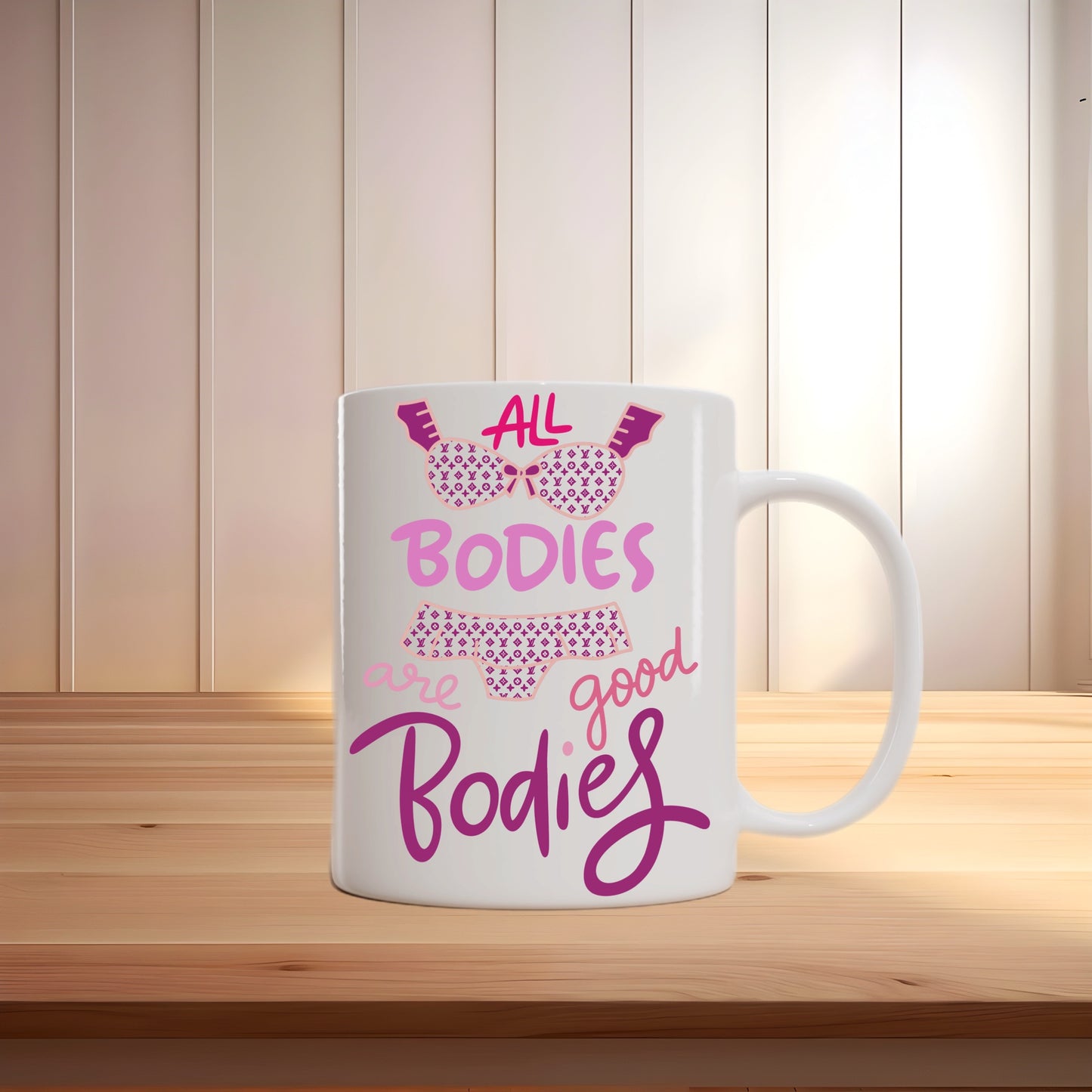 All Bodies Are Good Bodies Mug – Celebrate Self-Love